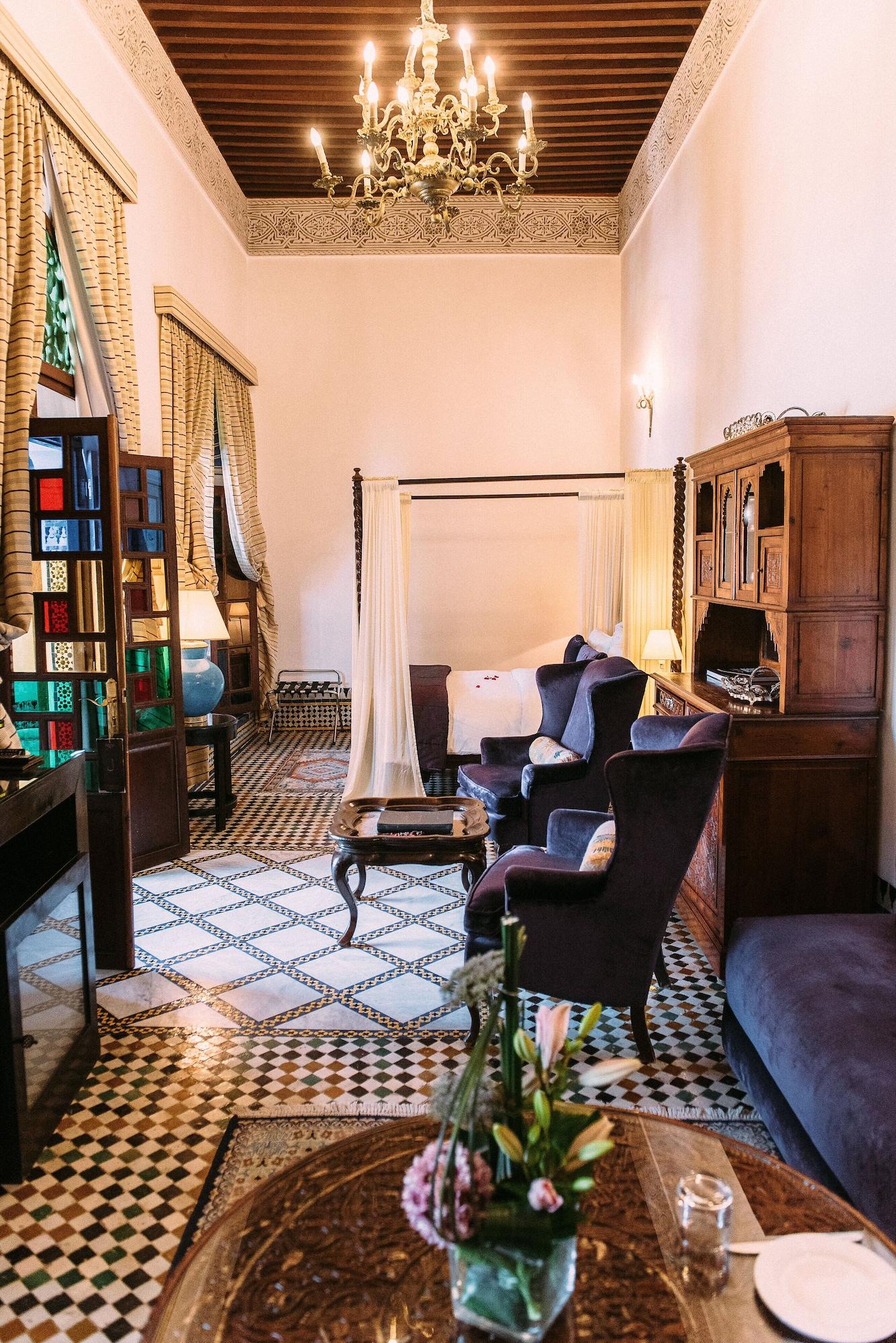 Riad Maison Bleue And Spa Fès Eksteriør bilde