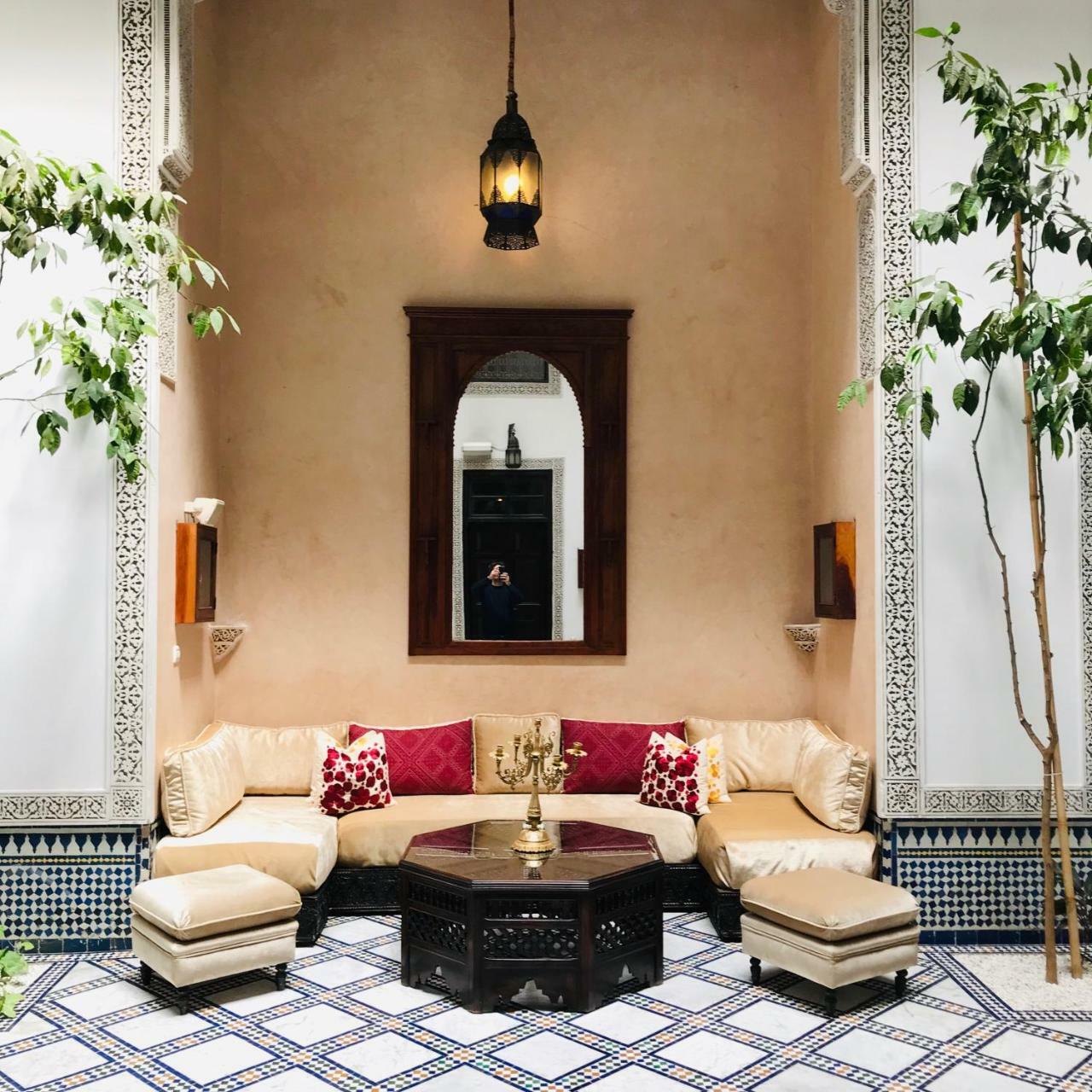Riad Maison Bleue And Spa Fès Eksteriør bilde