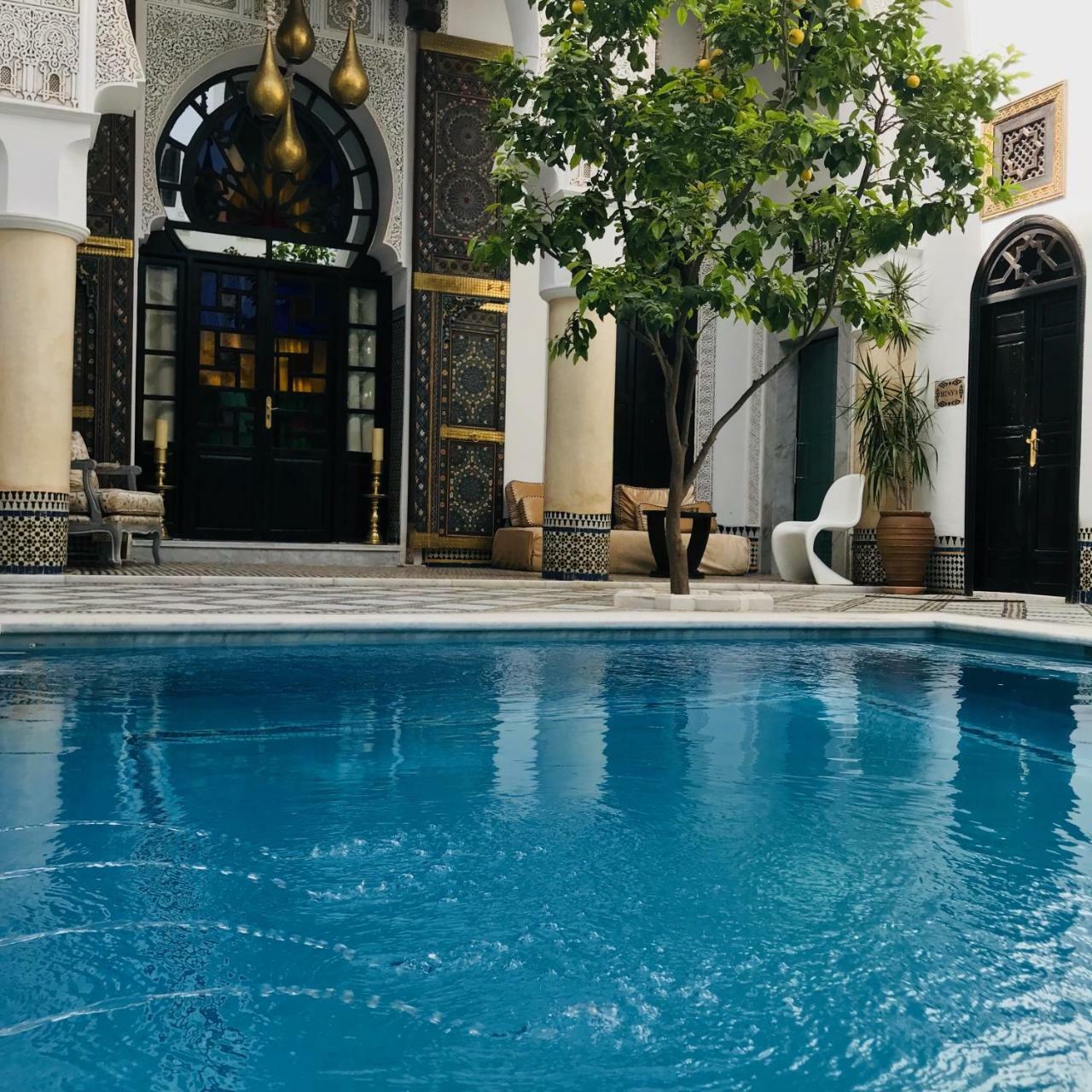 Riad Maison Bleue And Spa Fès Eksteriør bilde