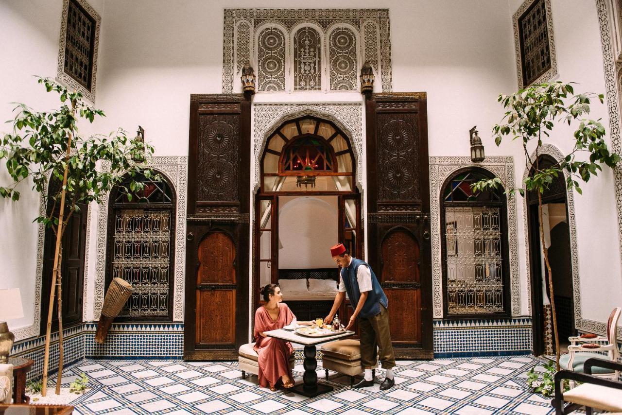 Riad Maison Bleue And Spa Fès Eksteriør bilde